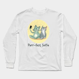 Selfie cat Long Sleeve T-Shirt